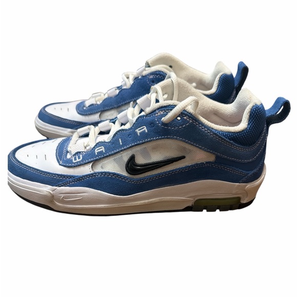 Nike SB Air Max Ishod Blue White Skate Sneakers Mens 8 Womens 9.5